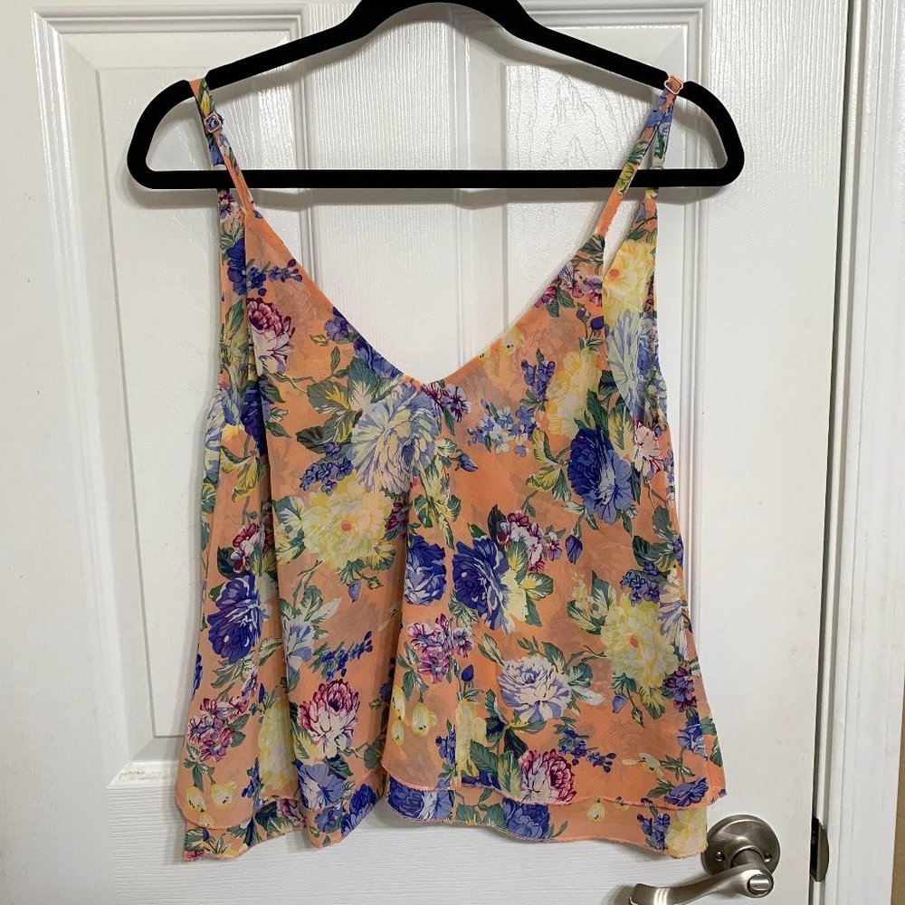 Tobi Double Layer Floral Cami